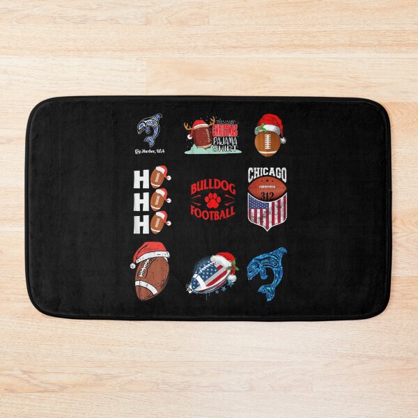 Item preview, Funny Santa Plays American Football In Snow Christmas 2021 T-Shirt Sticker designed and sold by stewaales6.
