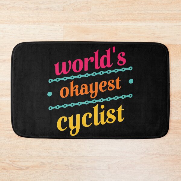 Item preview, World's Okayest Cyclist Funny Road / Mountain / Downhill Racing Cycling Design designed and sold by trendyzcom.