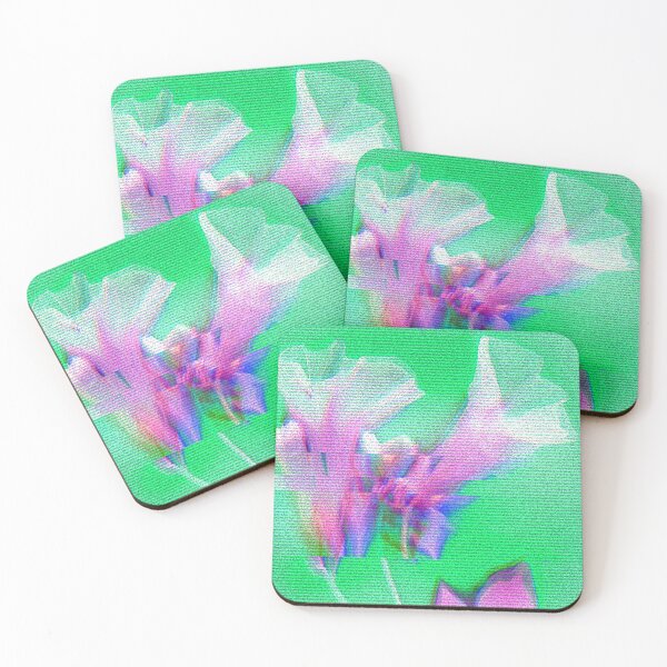 Item preview, Glitch Solarpunk Florals Abstract designed and sold by BioDigital-Jazz.