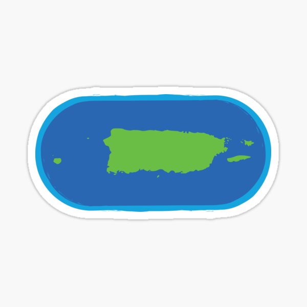Artikel-Vorschau von Puerto Rico Karte, designt und verkauft von snxworld.