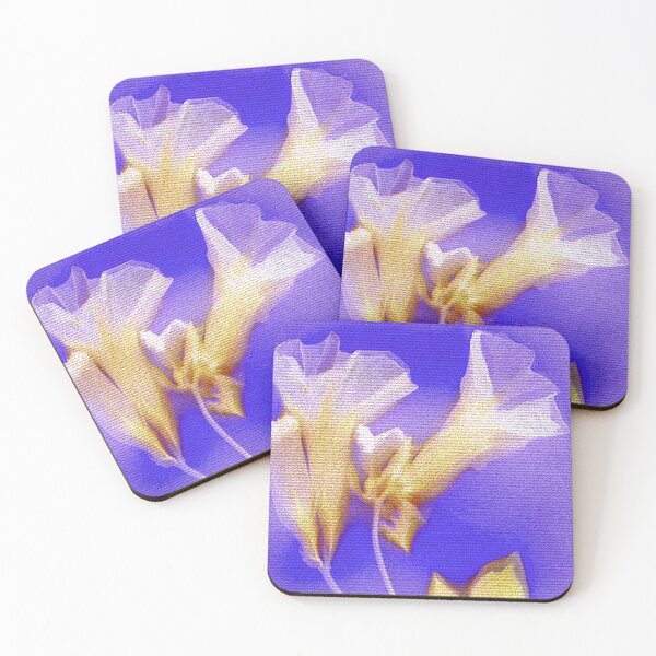 Item preview, Solarpunk Lumen Flowers Blue and Orange Ethereal designed and sold by BioDigital-Jazz.