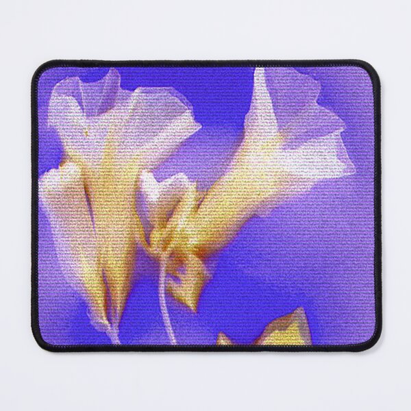 Item preview, Solarpunk Lumen Flowers Blue and Orange Ethereal designed and sold by BioDigital-Jazz.