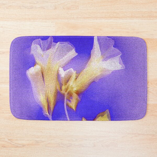 Item preview, Solarpunk Lumen Flowers Blue and Orange Ethereal designed and sold by BioDigital-Jazz.