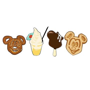Artwork thumbnail, Disney Park Snacks by 2BeesKnees