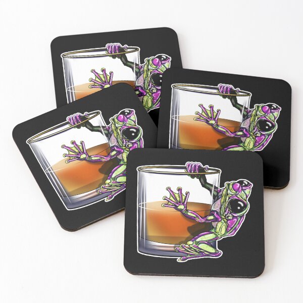 Item preview, Whiskey Frog Purple and Green designed and sold by iduzarts.