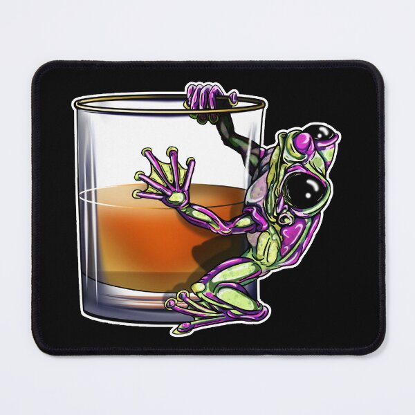 Item preview, Whiskey Frog Purple and Green designed and sold by iduzarts.