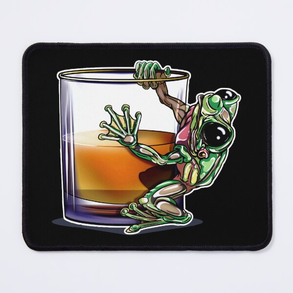 Item preview, Whiskey Frog Green designed and sold by iduzarts.