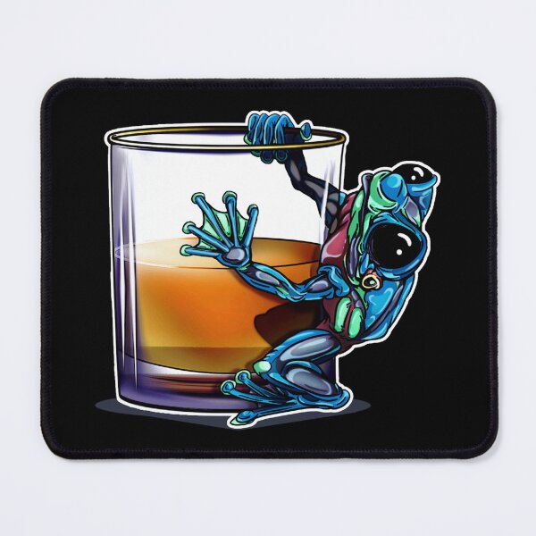 Item preview, Whiskey Frog Blue designed and sold by iduzarts.