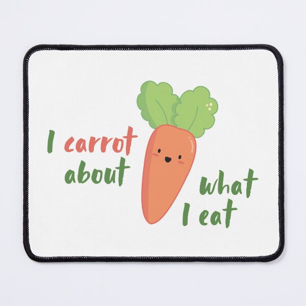 Item preview, Carrot for healthy lifestyle kawaii design designed and sold by high5doodle.