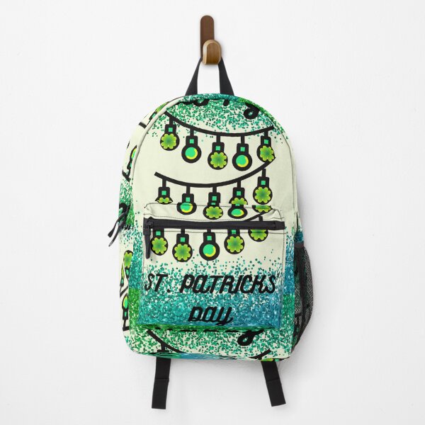 Item preview, Happy St. Patrick's Day Green Lights And Shamrock designed and sold by BronikowskiART.