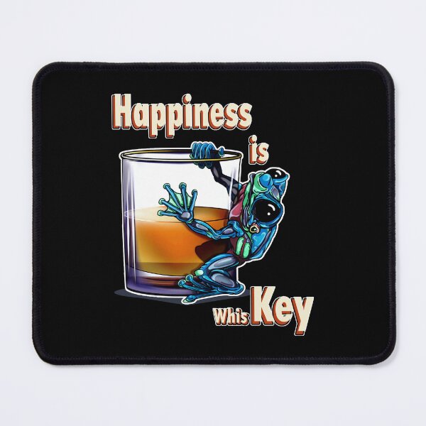 Item preview, Whiskey Frog Blue: Happiness is whisKEY designed and sold by iduzarts.