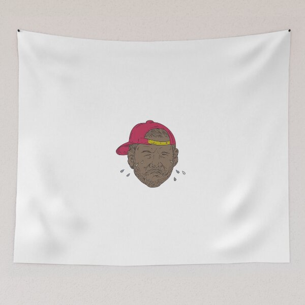 Item preview, African-American Rapper Crying Drawing designed and sold by patrimonio.
