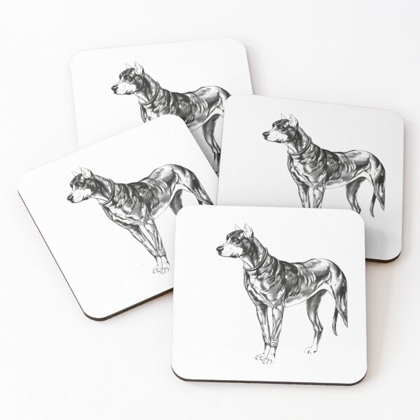 Item preview, Beautiful Black Dog Illustration designed and sold by ManifestoDesign.