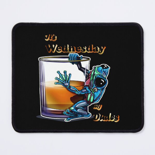 Item preview, Whiskey Frog Blue: It's Wednesday, my Dudes designed and sold by iduzarts.