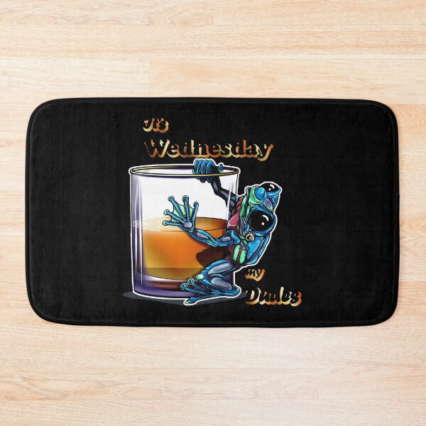Item preview, Whiskey Frog Blue: It's Wednesday, my Dudes designed and sold by iduzarts.