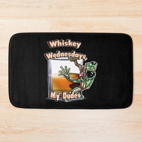 Item preview, Whiskey Frog Green: Whiskey Wednesday, my Dudes designed and sold by iduzarts.