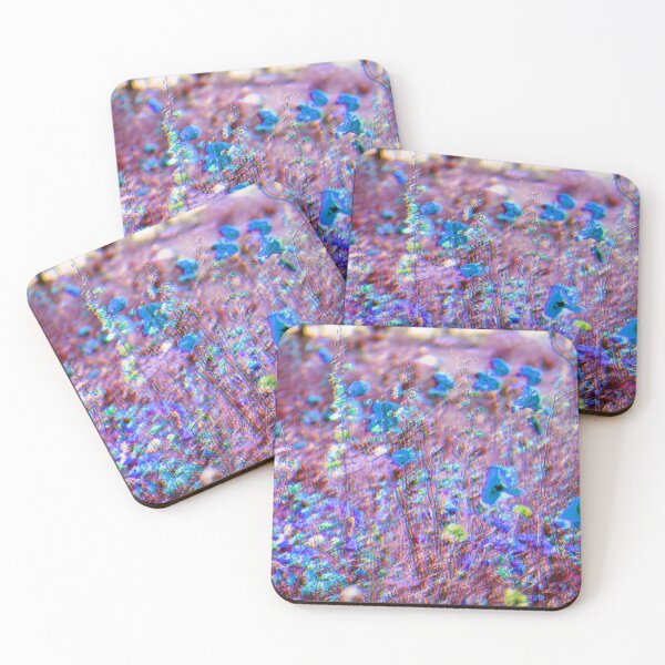 Item preview, Trippy Blue Flower Field Ethereal Fairycore designed and sold by BioDigital-Jazz.
