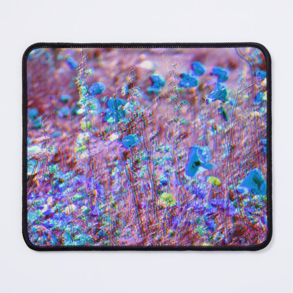 Item preview, Trippy Blue Flower Field Ethereal Fairycore designed and sold by BioDigital-Jazz.