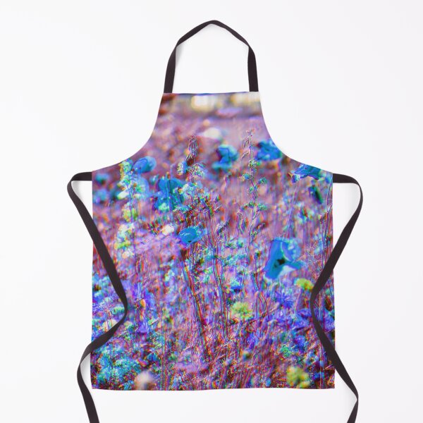 Item preview, Trippy Blue Flower Field Ethereal Fairycore designed and sold by BioDigital-Jazz.