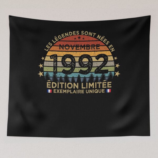 Item preview, Anniversaire 30 Ans Les Legendes Sont Nees en Novembre 1992 designed and sold by cssdru.