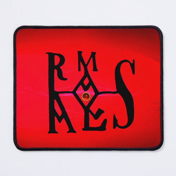 Item preview, SEAL OF EMPEROR CHARLEMAGNE Monogram in Black and Royal Red designed and sold by BulganLumini.