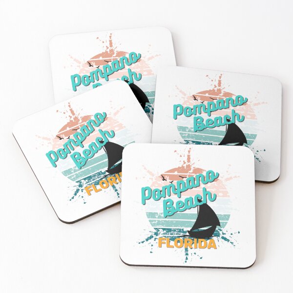 Item preview, Pompano Beach Florida Retro Exploding Sunset  designed and sold by adriana-holmes.