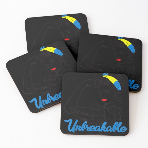Item preview, Ukrainian Tshirt Women Girl Unbreakable Ukraine Flag designed and sold by DKshowmaker.