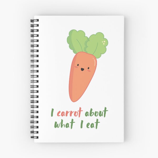 Item preview, Carrot for healthy lifestyle kawaii design designed and sold by high5doodle.