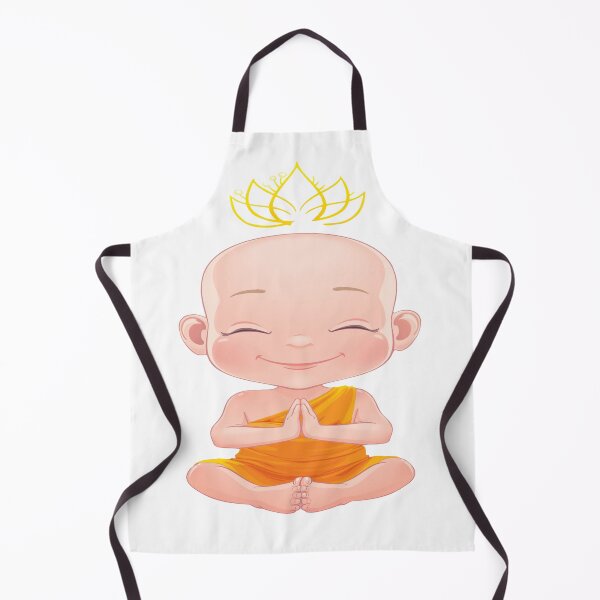 Item preview, Cute baby monk meditating : Keep calm and stay away from the problems designed and sold by atktdesigns.