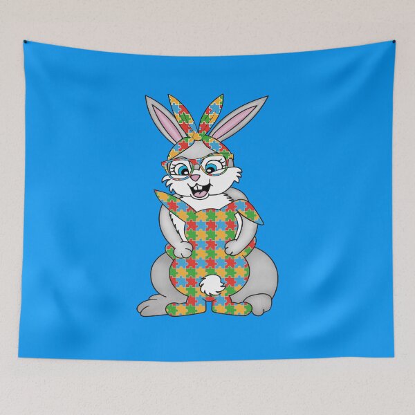 Item preview, Mama Bunny Baby Bunny ,  Autism Awareness Mom Gift designed and sold by SaliDesigner.