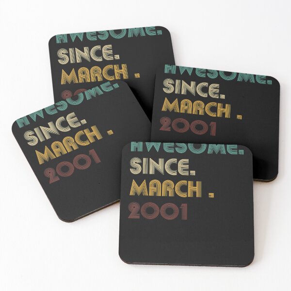 Item preview, 21 Year Old Awesome Since March 2001 Gifts 21st Birthday designed and sold by DKshowmaker.