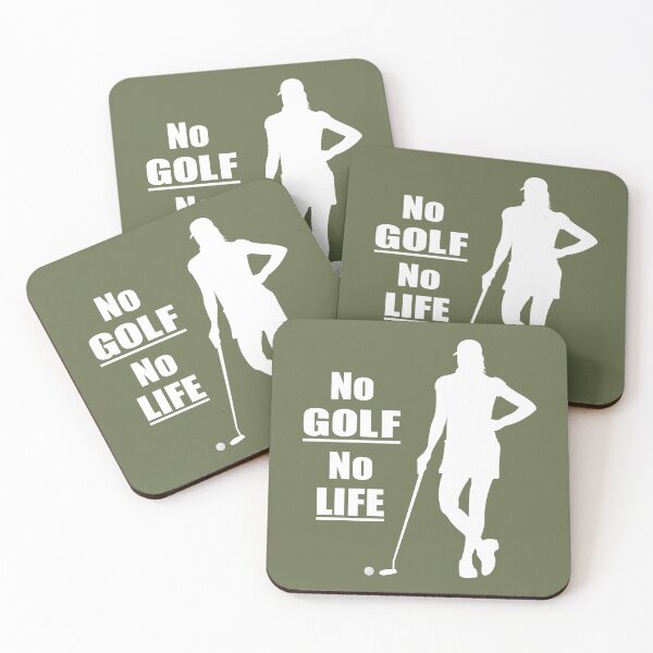 Item preview, NO GOLF NO LIFE GIFT FOR THE GOLFING WOMEN designed and sold by OverbeeDesigns.