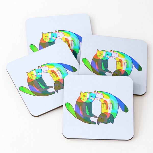 Item preview, Cat glare /Cute Cat Art / Glaring Of Cats / Cat Lovers designed and sold by haRexia.