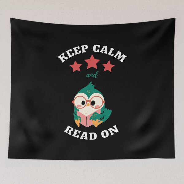 Item preview, Keep calm and read on designed and sold by Phoenix-27.