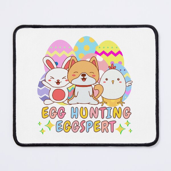 Item preview, Cutesy Cartoon Animal Friends Egg Hunting Eggspert - Colorful Egg Hunt Easter Celebration designed and sold by Cawaiico.