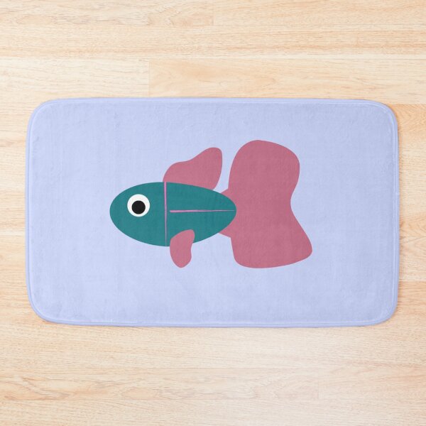 Item preview, Blue & Pink Betta Fish designed and sold by bunhuggerdesign.