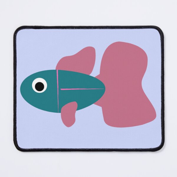 Item preview, Blue & Pink Betta Fish designed and sold by bunhuggerdesign.