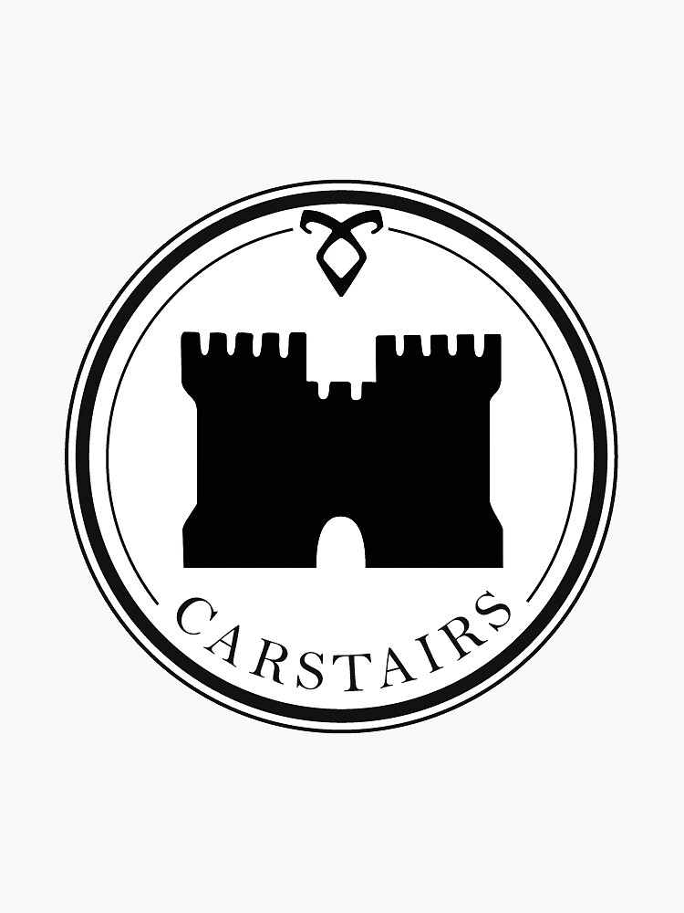 "SHADOW HUNTER FAMILY SYMBOL CARSTAIRS" Sticker by JDSTUDIO24 Redbubble