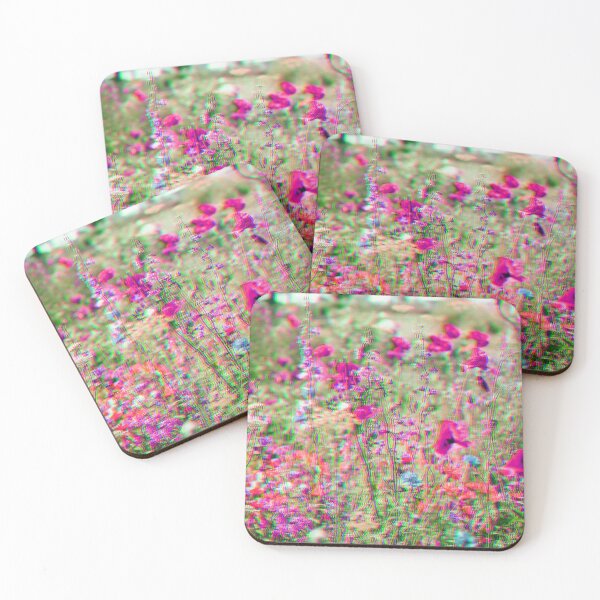 Item preview, Midsommar Trippy Glitch florals Vaporwave  designed and sold by BioDigital-Jazz.