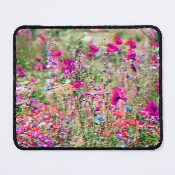 Item preview, Midsommar Trippy Glitch florals Vaporwave designed and sold by BioDigital-Jazz.