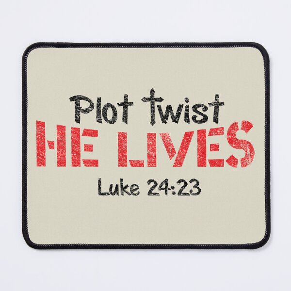 Item preview, Easter Day Plot Twist He Lives Luke 24:23 Bible Verse designed and sold by SweetbeStore.