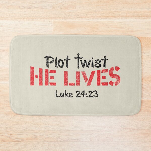 Item preview, Easter Day Plot Twist He Lives Luke 24:23 Bible Verse designed and sold by SweetbeStore.