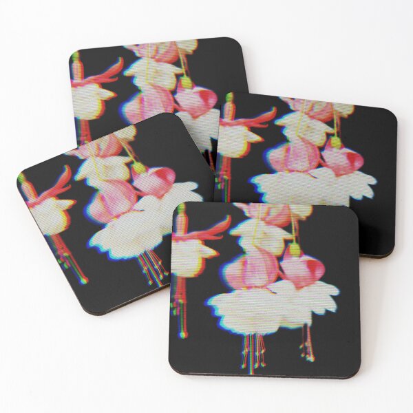 Item preview, Glitchy Bleeding Hearts Trippy Florals designed and sold by BioDigital-Jazz.