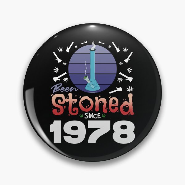 Item preview, Been stoned since 1978 (Purple retro vintage sunset with bong) designed and sold by YomeHayin.