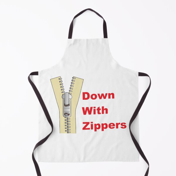 Item preview, Down With Zippers! designed and sold by DistinguishedMe.