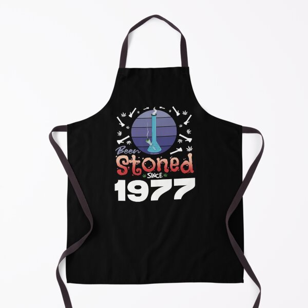 Item preview, Been stoned since 1977 (Purple retro vintage sunset with bong) designed and sold by YomeHayin.