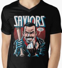 Retter T-Shirt mit V-Ausschnitt