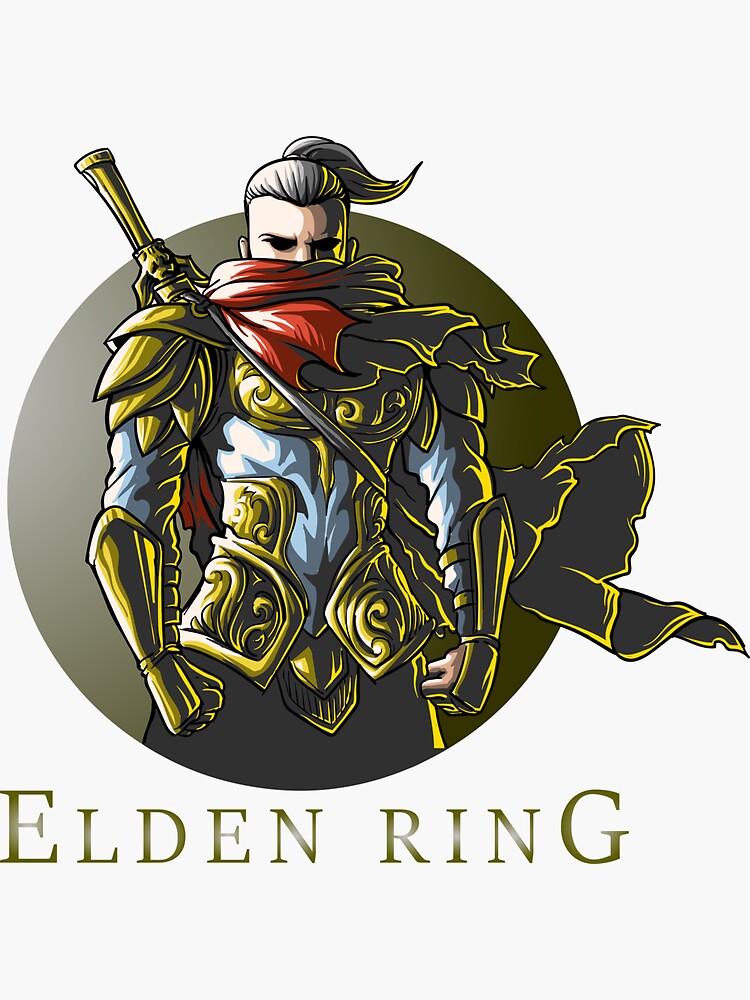 "Elden Ring Painting Fan Artwork " Sticker for Sale by Soloma Redbubble