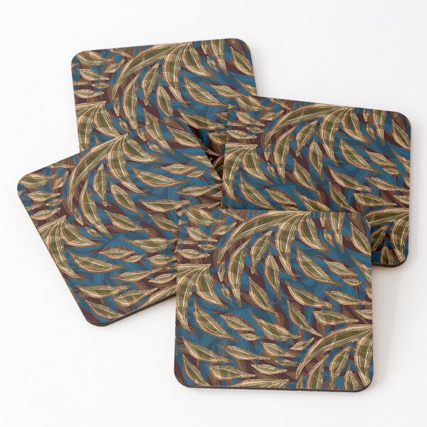 Item preview, Abstract Hawaiian Tropical Leaves 112 designed and sold by sunnthreads.