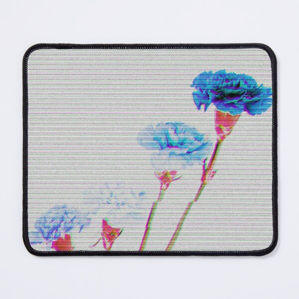 Item preview, Glitch Blue Flowers Ethereal designed and sold by BioDigital-Jazz.